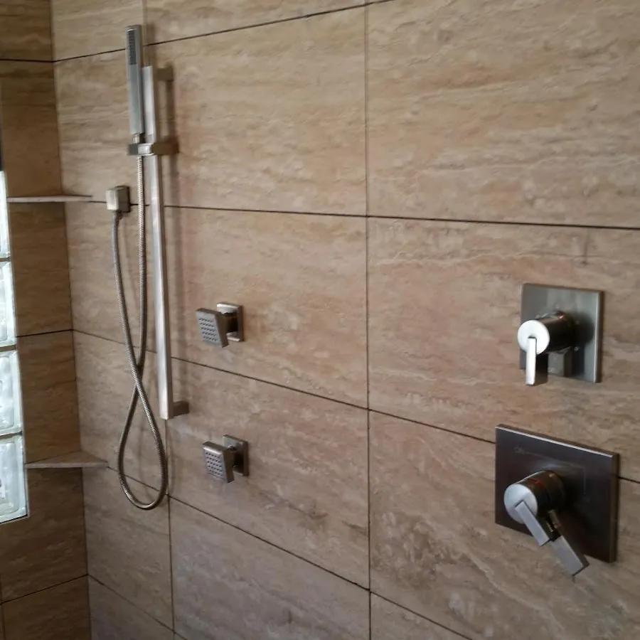 Shower fixture installation for Water Heater Replacement in Pepperell